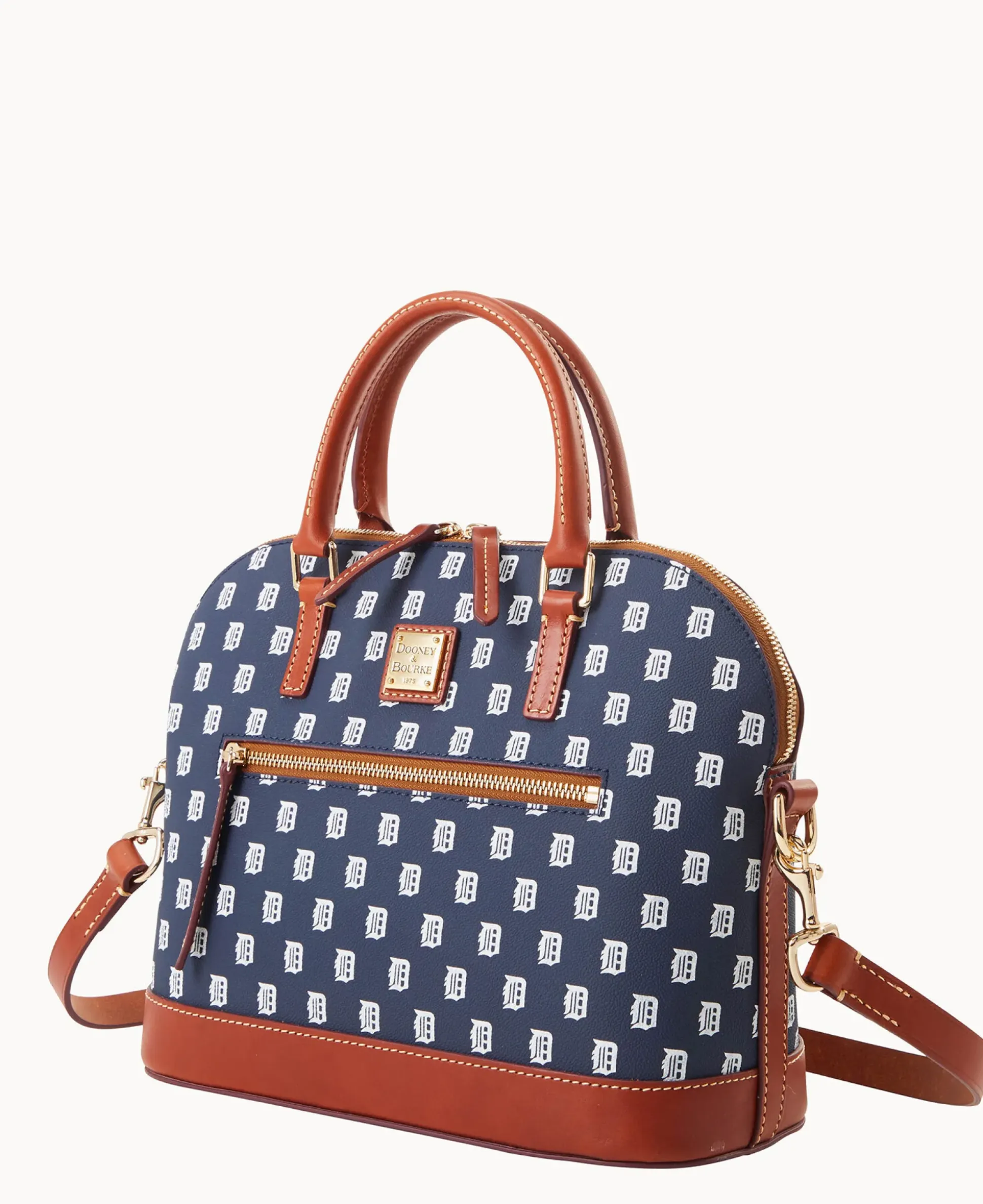 MLB Tigers Domed Zip Satchel