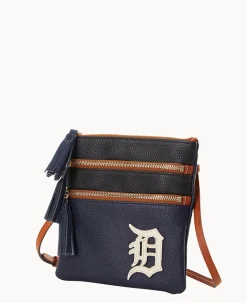 MLB Tigers Triple Zip Crossbody