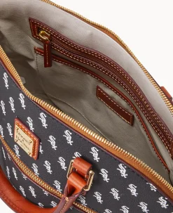 MLB White Sox Domed Zip Satchel