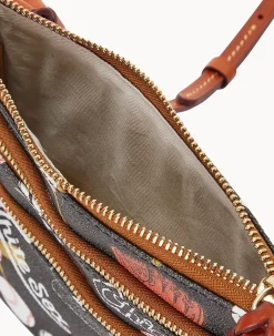 MLB White Sox N S Triple Zip Crossbody
