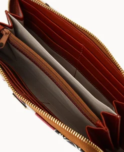 NFL AZ Cardinals Large Zip Around Wristlet