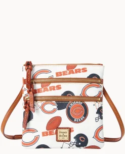 NFL Bears N S Triple Zip Crossbody