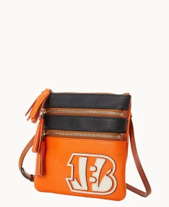 NFL Bengals Triple Zip Crossbody