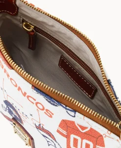 NFL Broncos Crossbody Pouchette