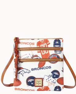 NFL Broncos N S Triple Zip Crossbody
