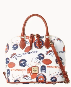 NFL Broncos Zip Zip Satchel