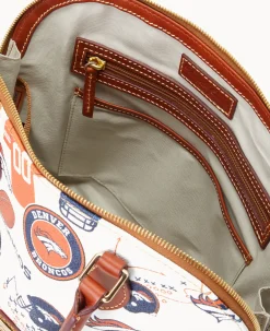 NFL Broncos Zip Zip Satchel