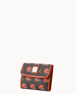 NFL Browns Flap Credit Card Wallet