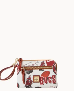 NFL Buccaneers Zip Around Wristlet