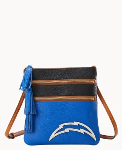 NFL Chargers Triple Zip Crossbody