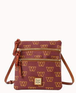 NFL Commanders N S Triple Zip Crossbody