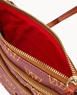 NFL Commanders N S Triple Zip Crossbody