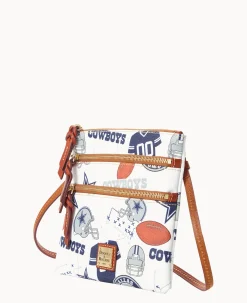 NFL Cowboys N S Triple Zip Crossbody