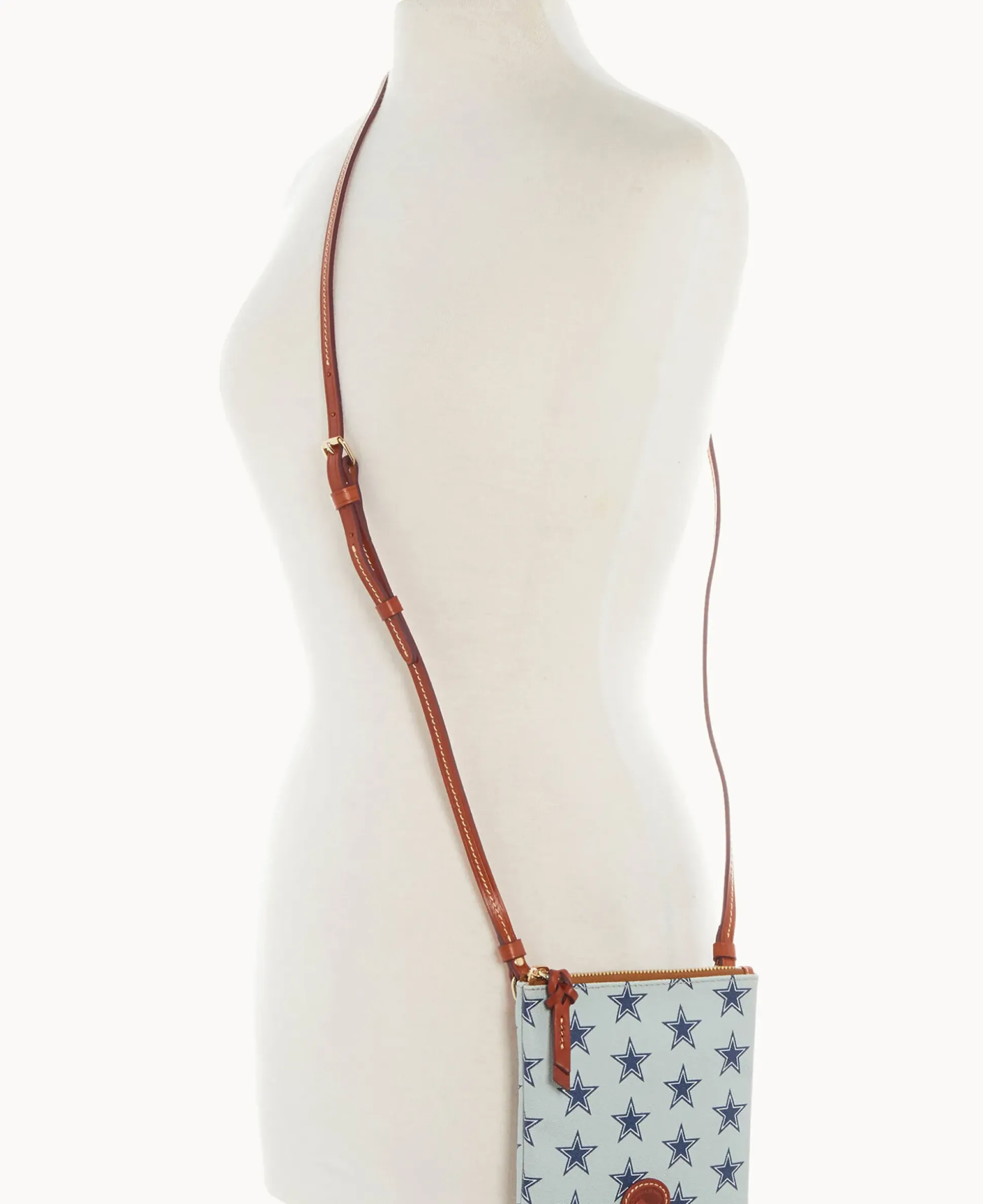 NFL Cowboys Small North South Top Zip Crossbody