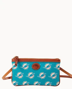NFL Dolphins Large Slim Crossbody
