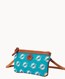NFL Dolphins Large Slim Crossbody