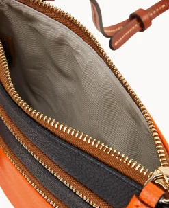 NFL Dolphins Triple Zip Crossbody