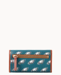 NFL Eagles Continental Clutch