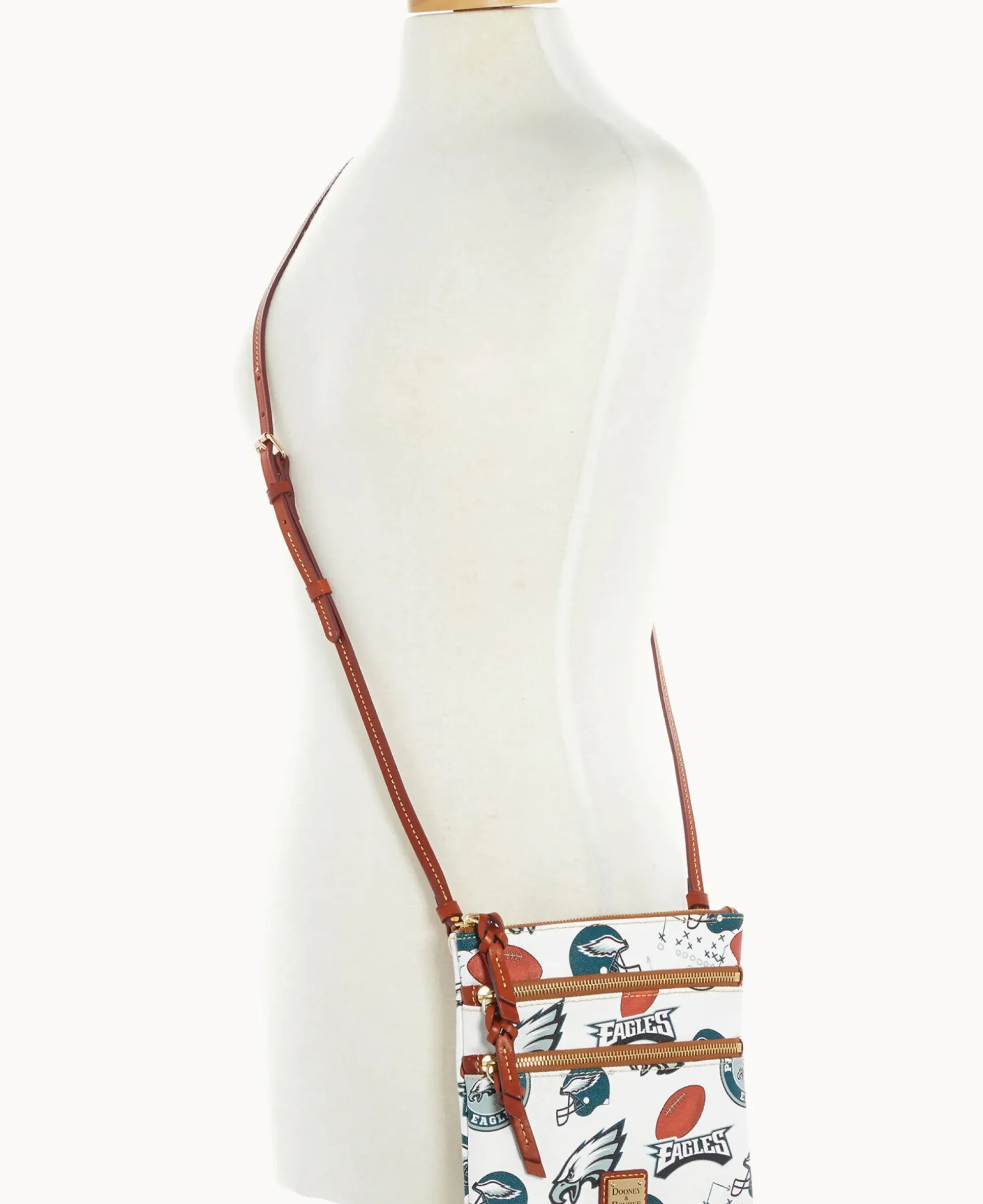 NFL Eagles N S Triple Zip Crossbody