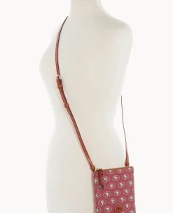 NFL 49ERS Small North South Top Zip Crossbody