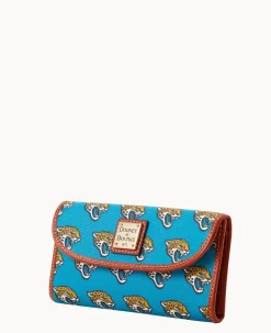 NFL Jaguars Continental Clutch