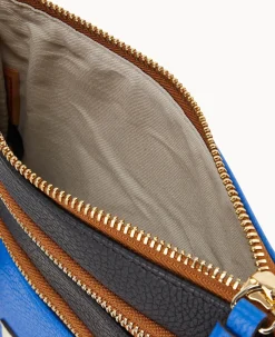 NFL Lions Triple Zip Crossbody