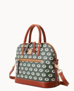 NFL Packers Domed Zip Satchel