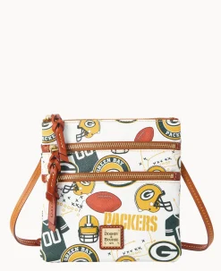 NFL Packers N S Triple Zip Crossbody