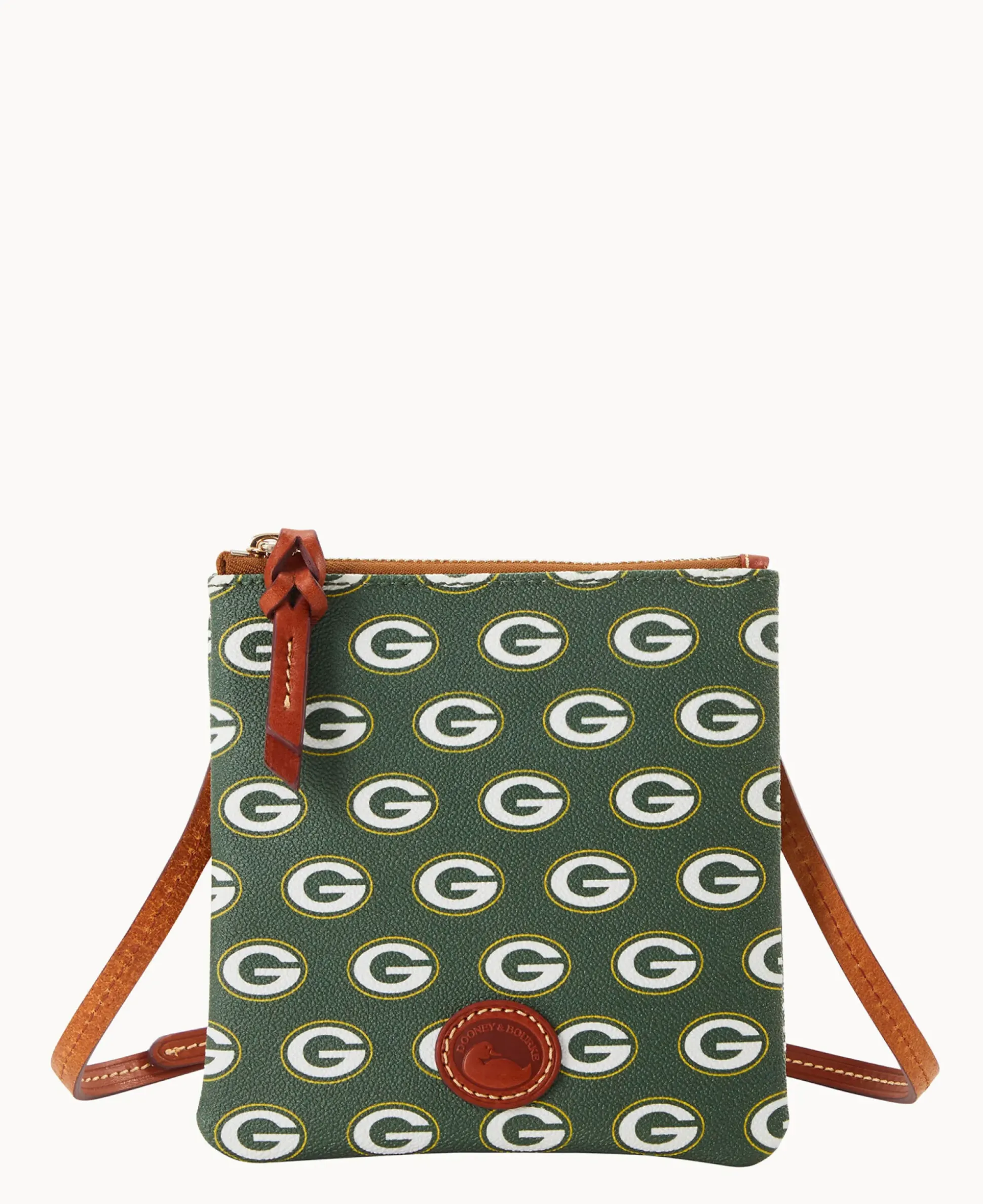 NFL Packers Small North South Top Zip Crossbody