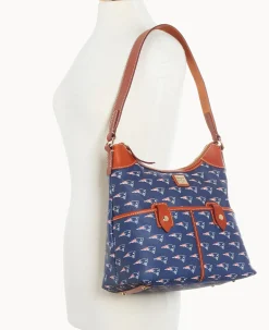 NFL Patriots Zip Hobo