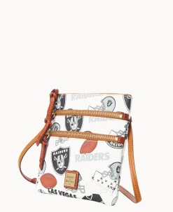 NFL Raiders N S Triple Zip Crossbody