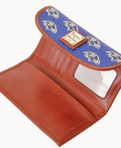 NFL Ravens Continental Clutch
