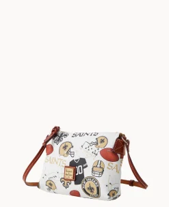 NFL Saints Crossbody Pouchette