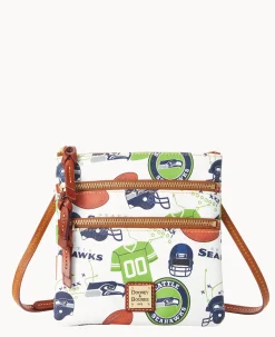 NFL Seahawks N S Triple Zip Crossbody