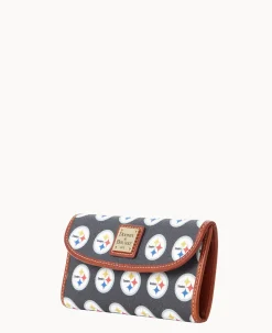 NFL Steelers Continental Clutch