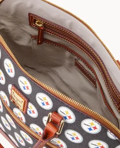 NFL Steelers Domed Zip Satchel
