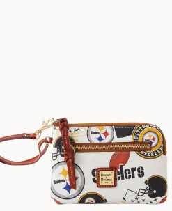 NFL Steelers Zip Around Wristlet