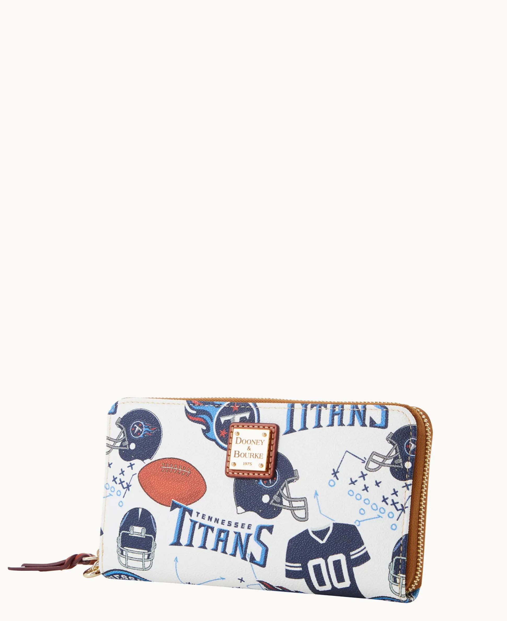 NFL Titans Large Zip Around Wristlet