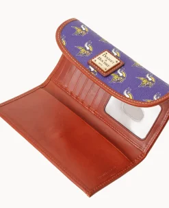 NFL Vikings Continental Clutch
