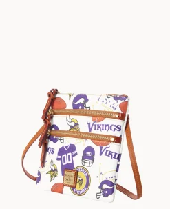 NFL Vikings N S Triple Zip Crossbody