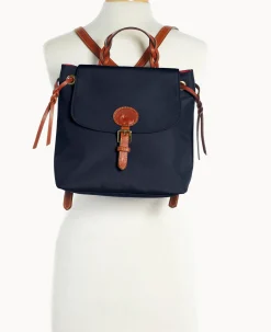 Nylon Flap Backpack