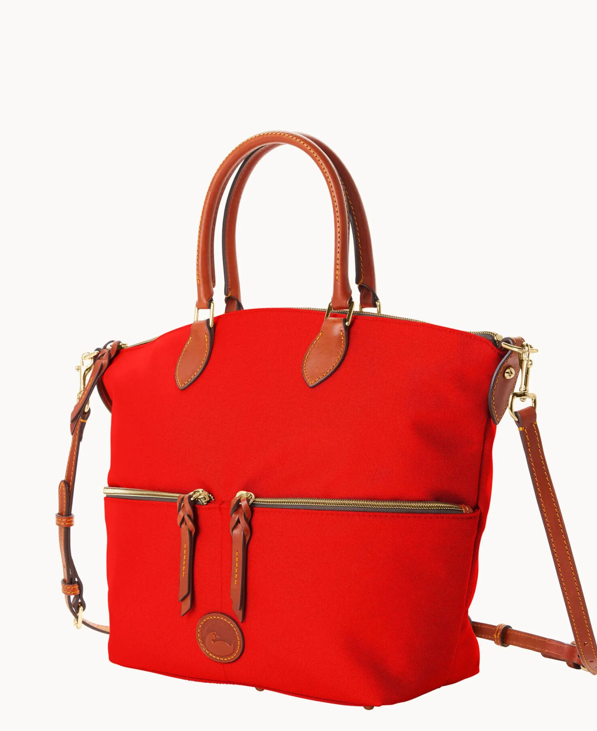 Nylon Large Pocket Satchel
