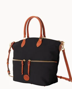 Nylon Large Pocket Satchel
