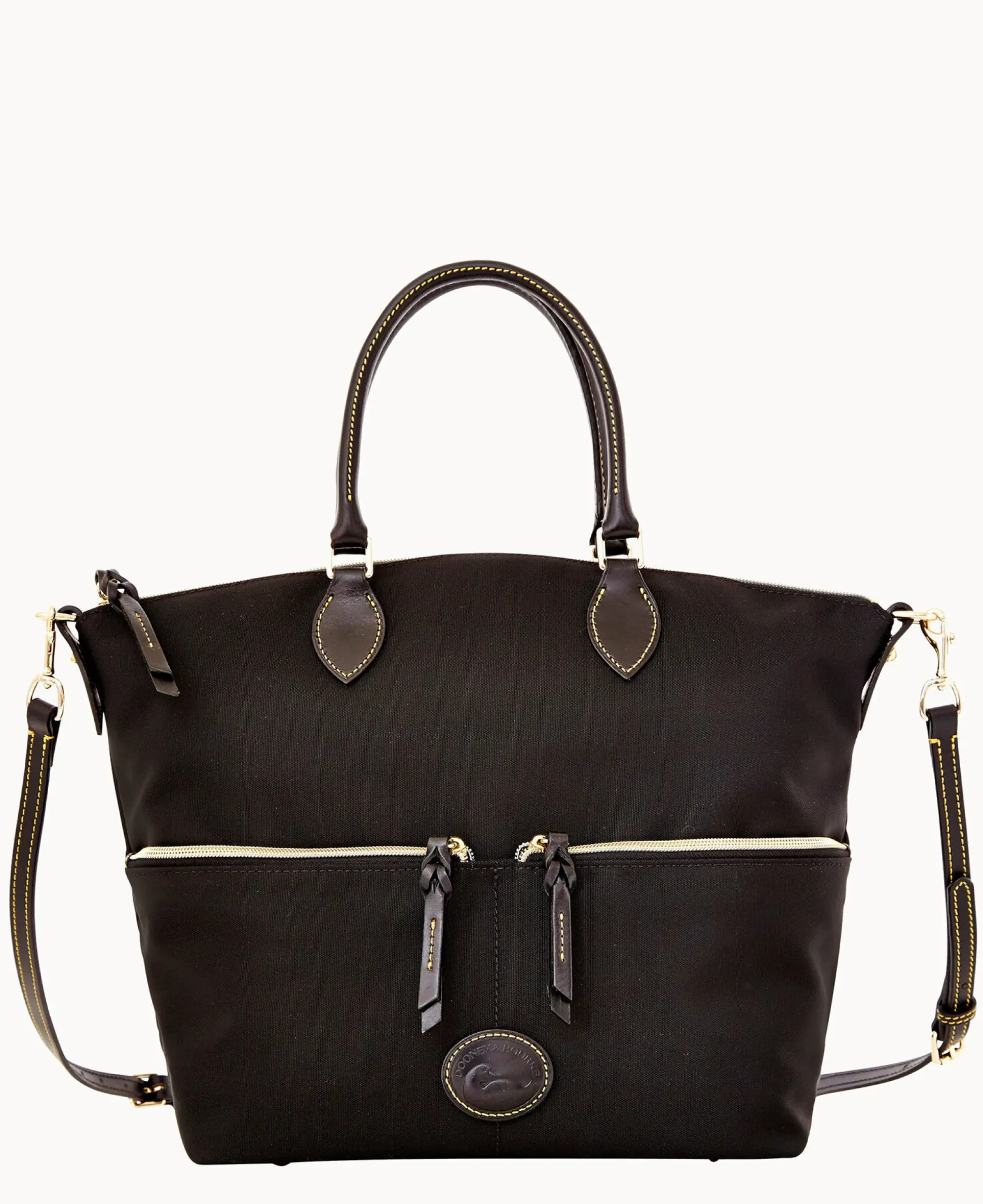 Nylon Large Pocket Satchel