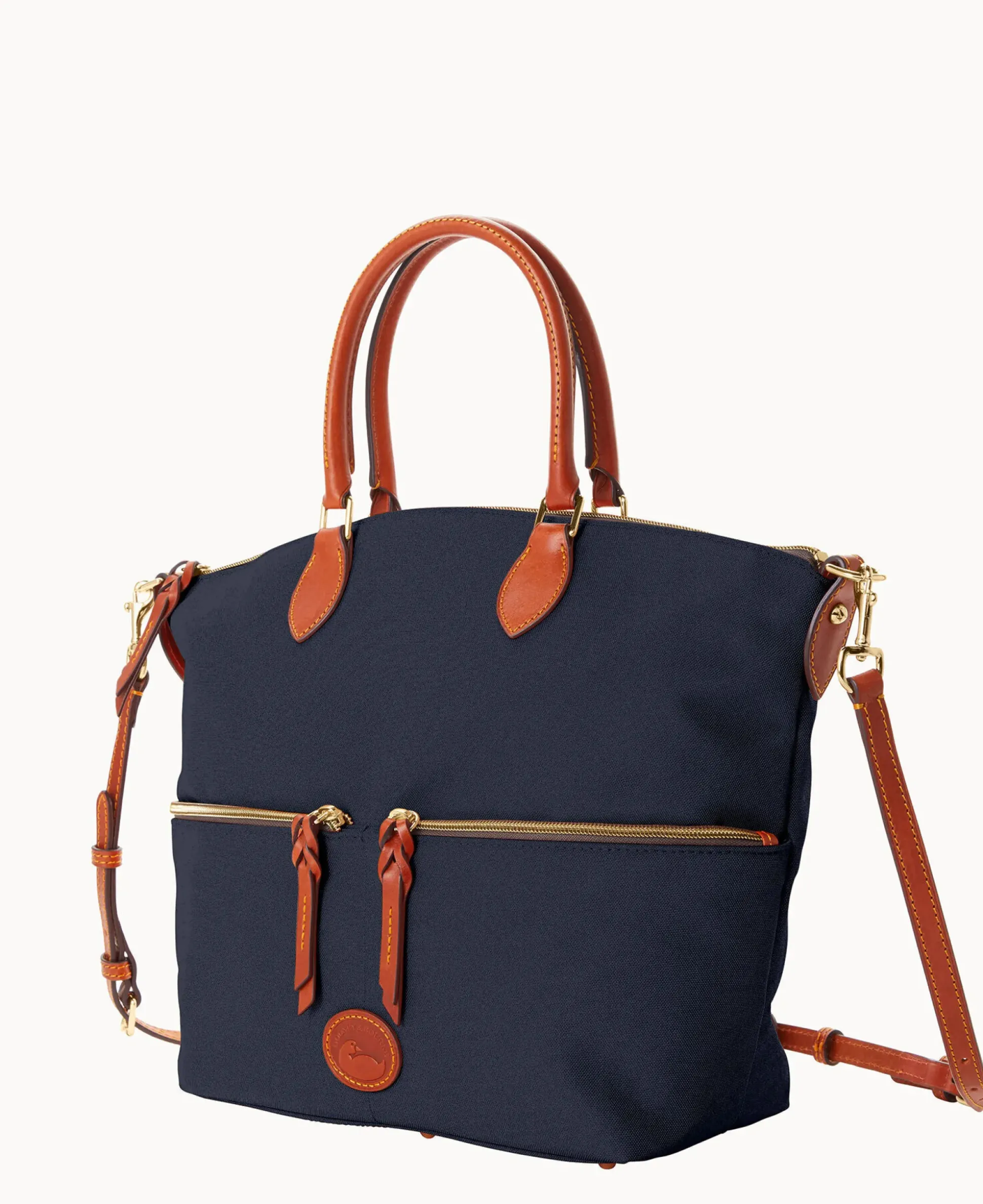 Nylon Large Pocket Satchel