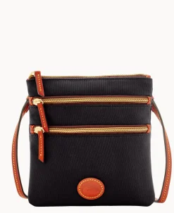 Nylon North South Triple Zip