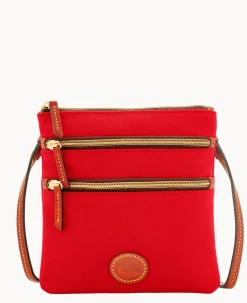 Nylon North South Triple Zip