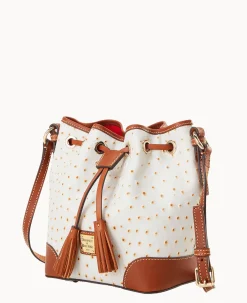 Ostrich Crossbody Drawstring