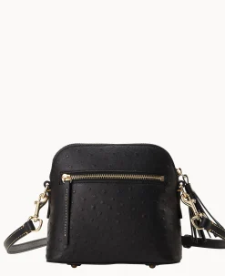 Ostrich Domed Crossbody