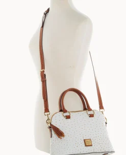 Ostrich Domed Satchel
